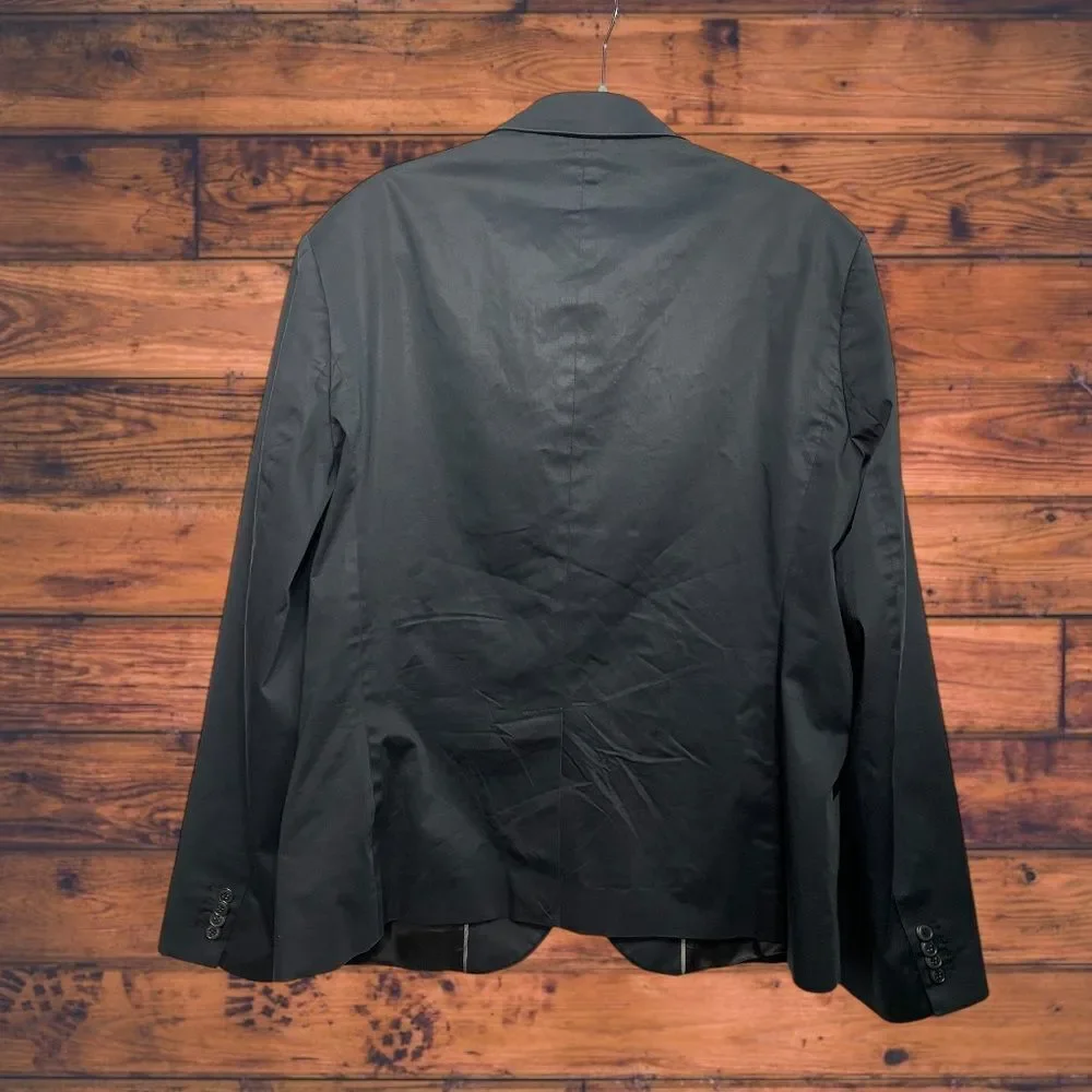 Armani Exchange Black Blazer Jacket Size 44 Regular‎